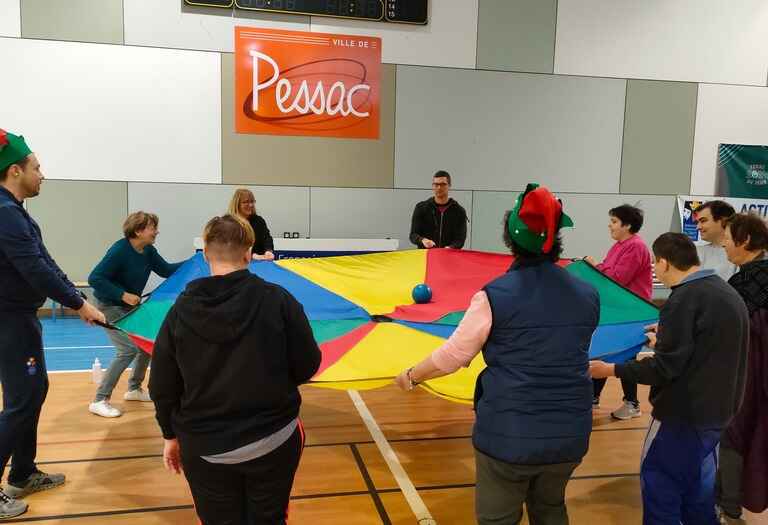 la journée Activité motrices noël 2023 - le kaleidoscope