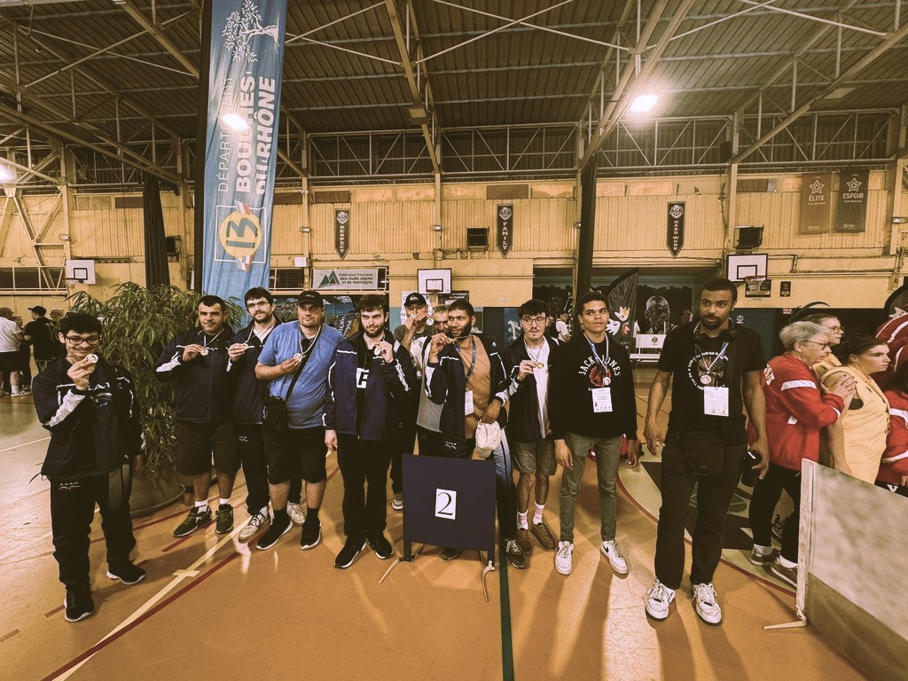 Championnat de France de para Basket 2024 à Aubagne - médaille d'argent pour l'ASAB